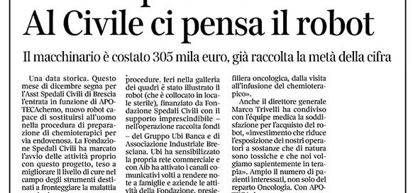Articolo rassegna stampa