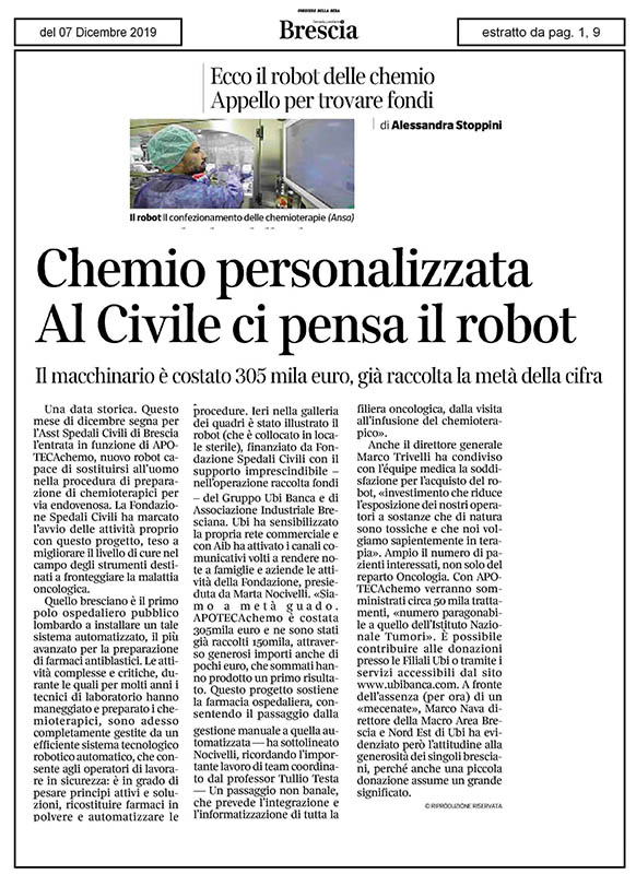 Articolo rassegna stampa