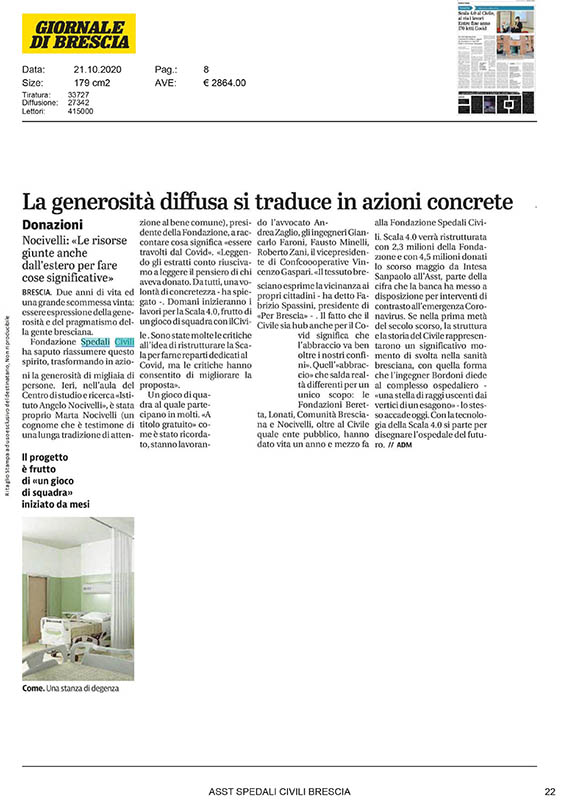 Articolo rassegna stampa