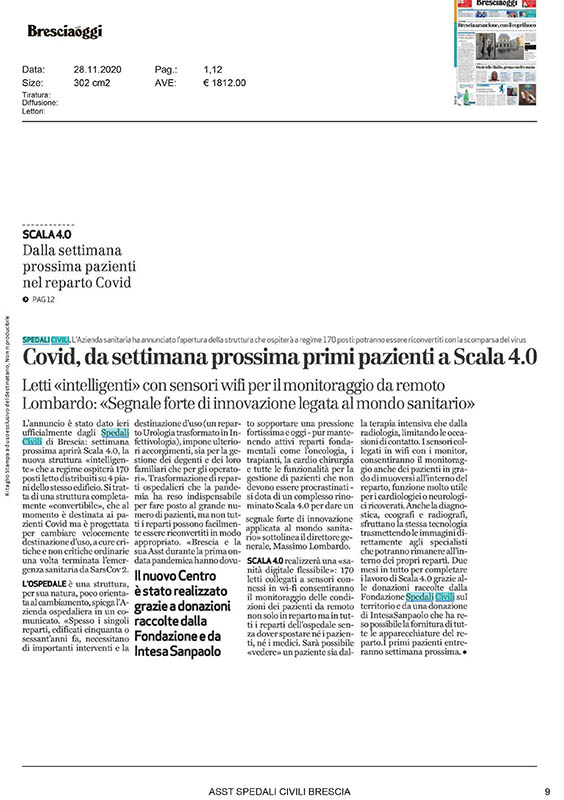 Articolo rassegna stampa