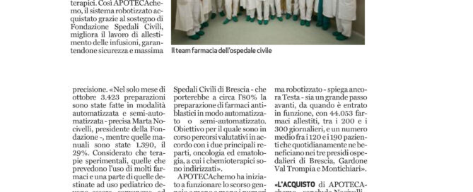 Articolo rassegna stampa