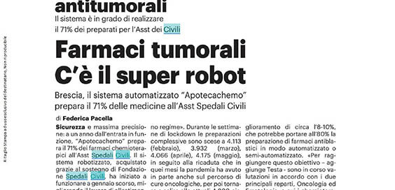 Articolo rassegna stampa