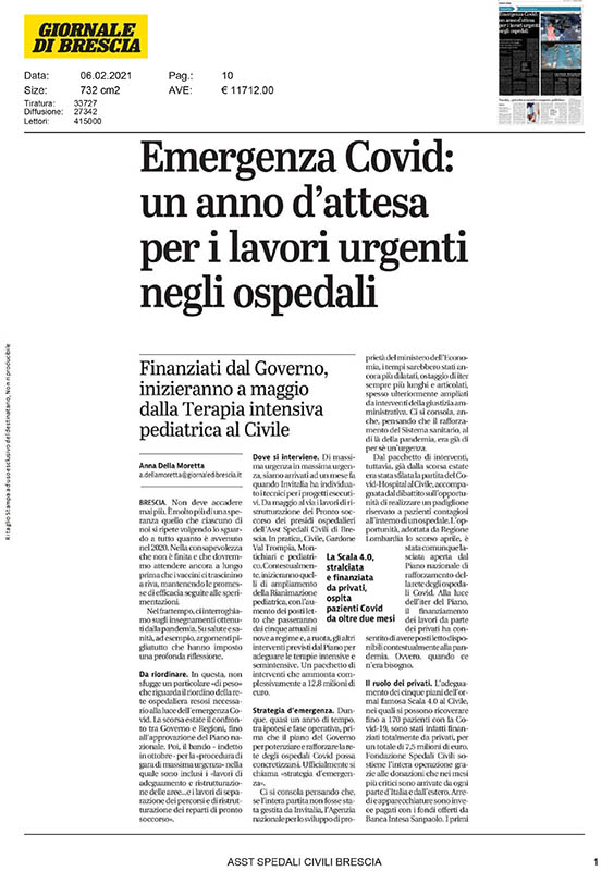 Articolo rassegna stampa