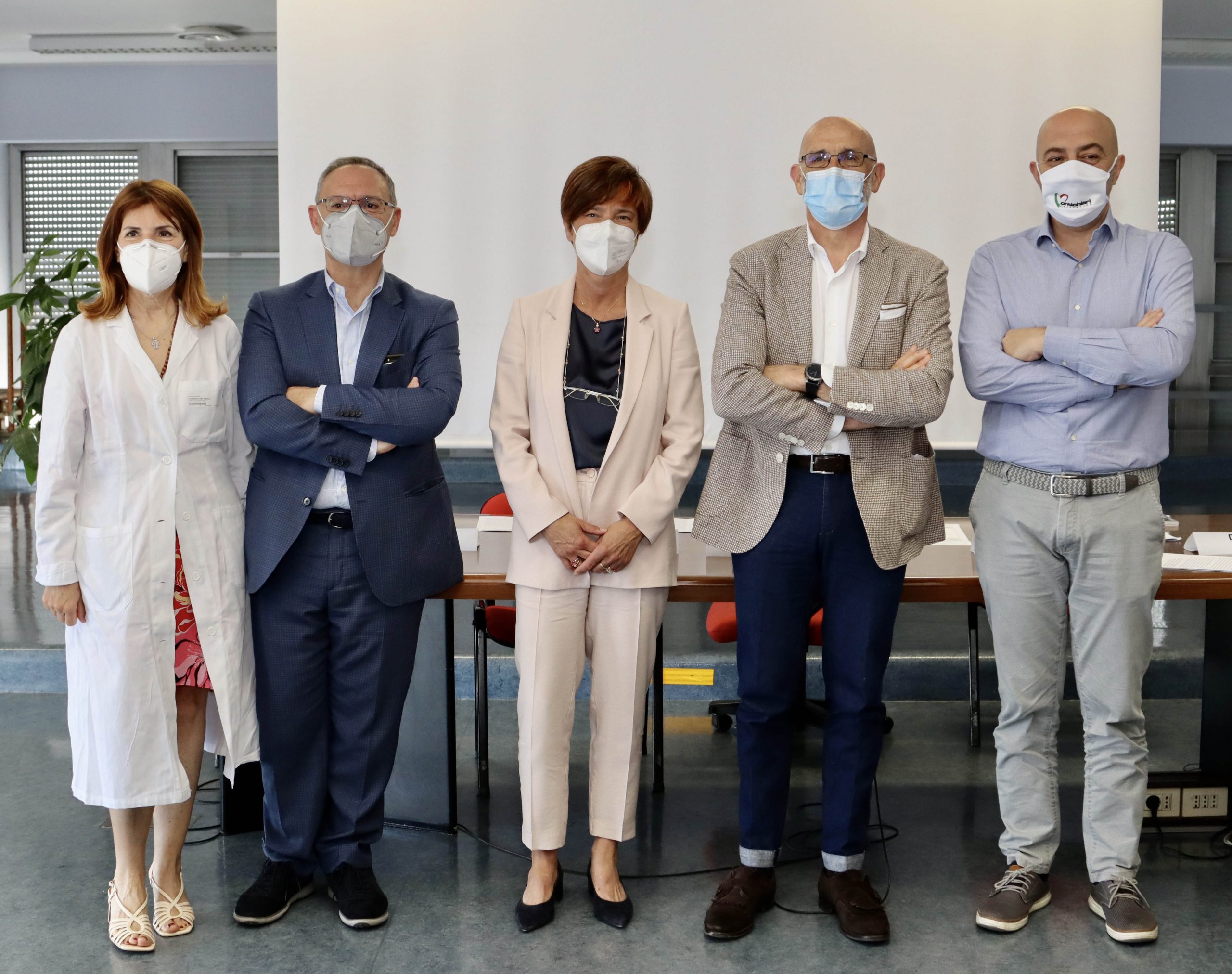 Relatori conferenza stampa Ospedali Montichiari