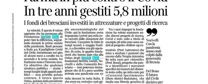 Articolo rassegna stampa