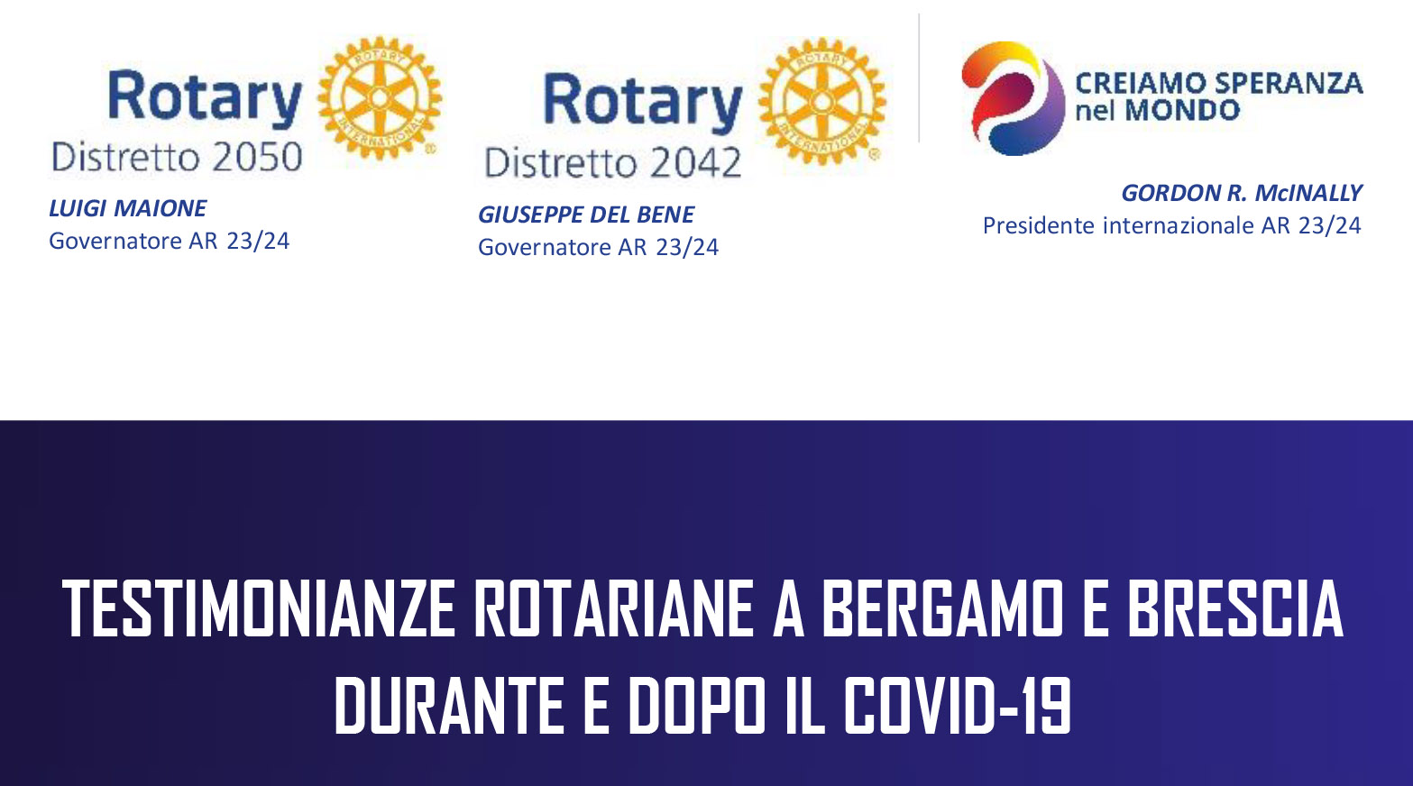 Locandina convegno Rotary